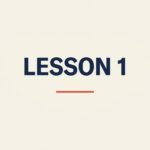 Lesson 1